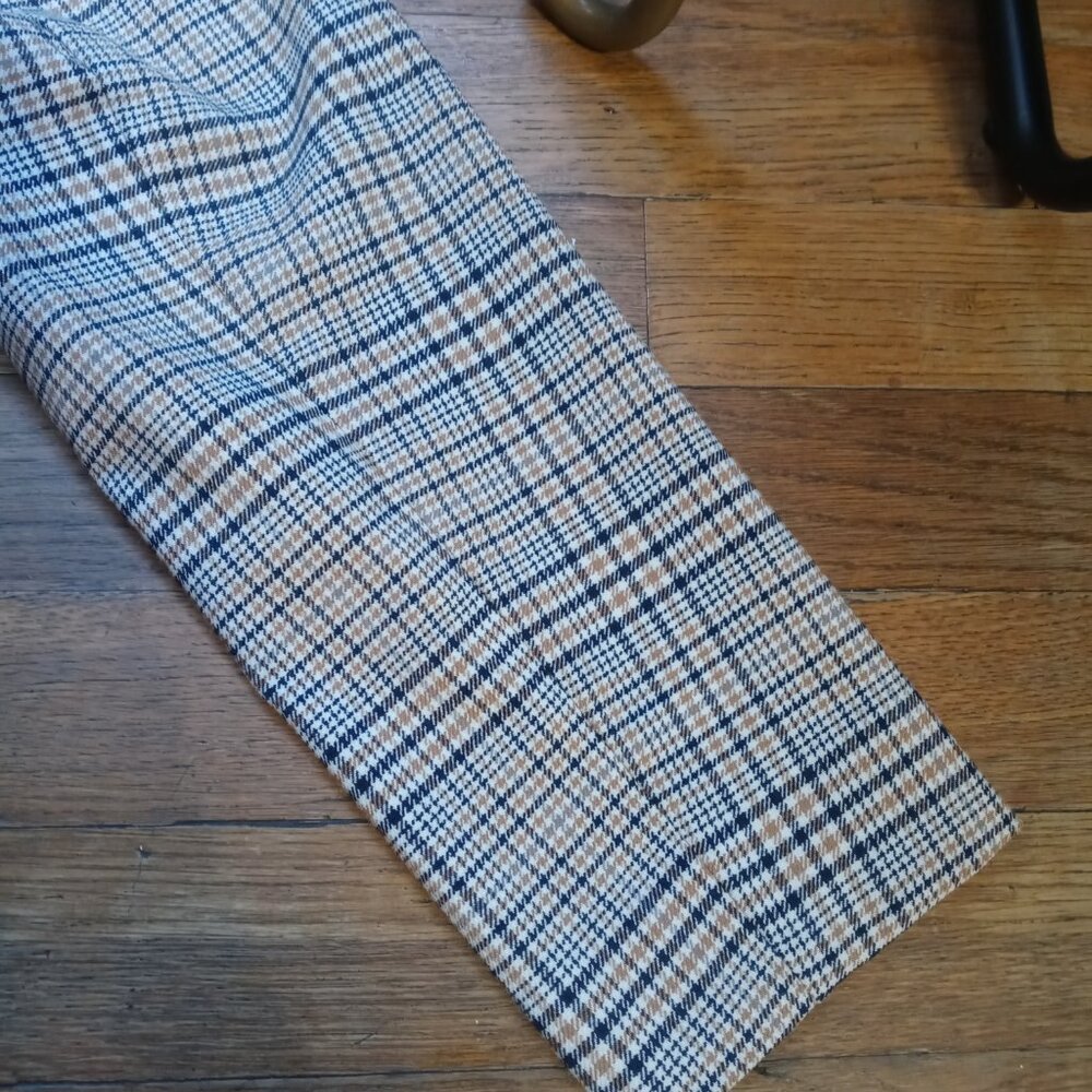 J. Jill Plaid Blazer in Tan and Black - Picture 13 of 16